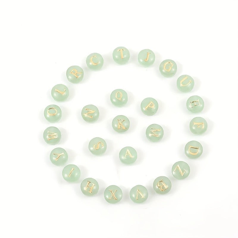 Pastel Stone Initial Bracelet