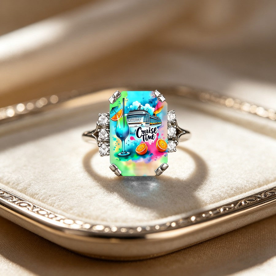 Cruise Ship Rectangular Ring
