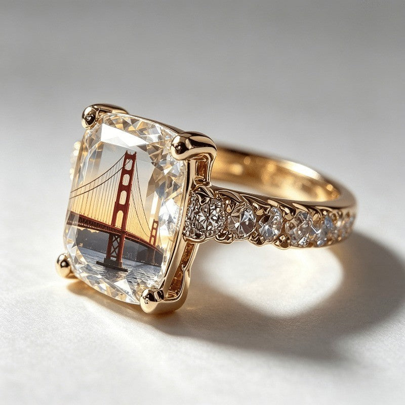 Bridge Scene Square Ring