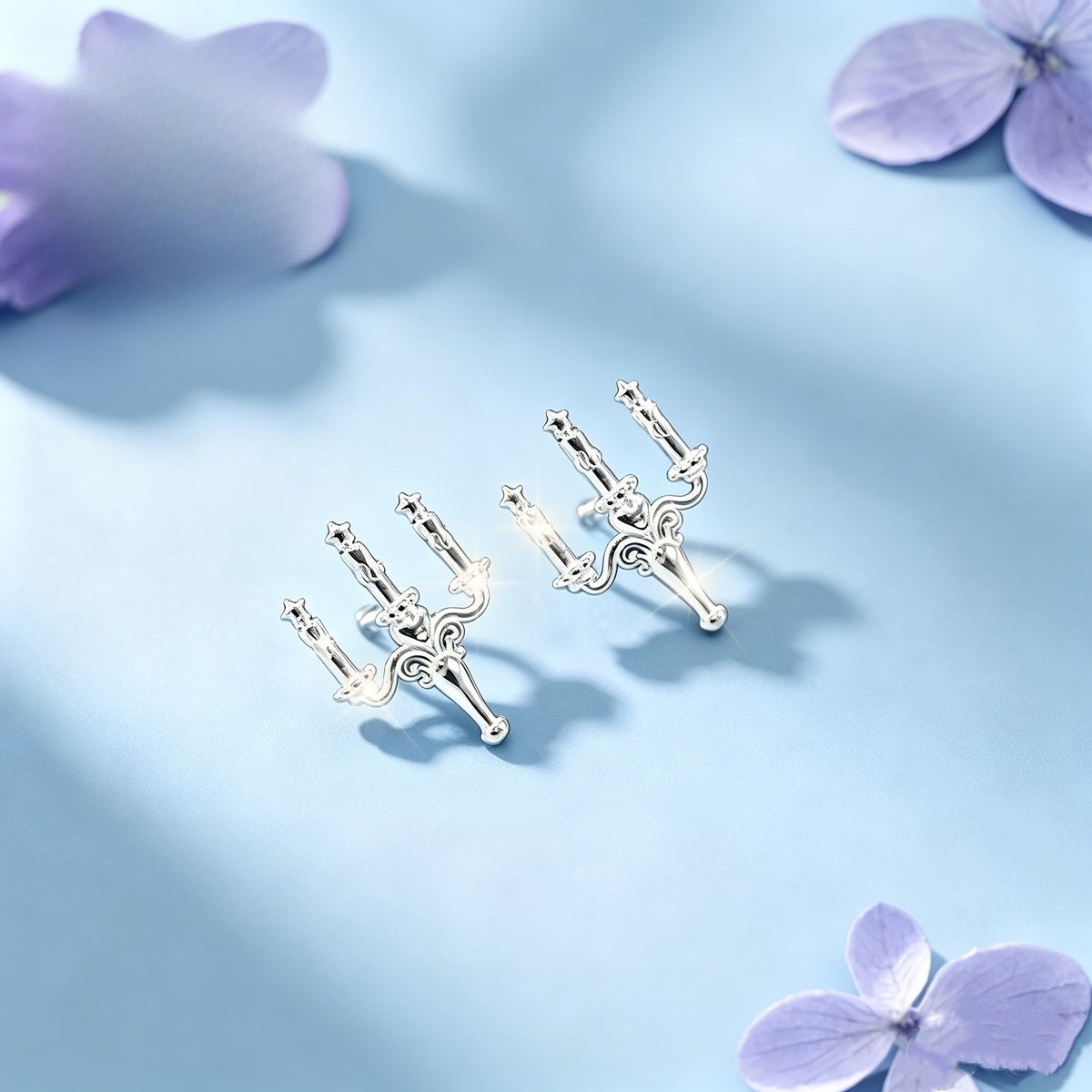 Candlestick Stud Earrings