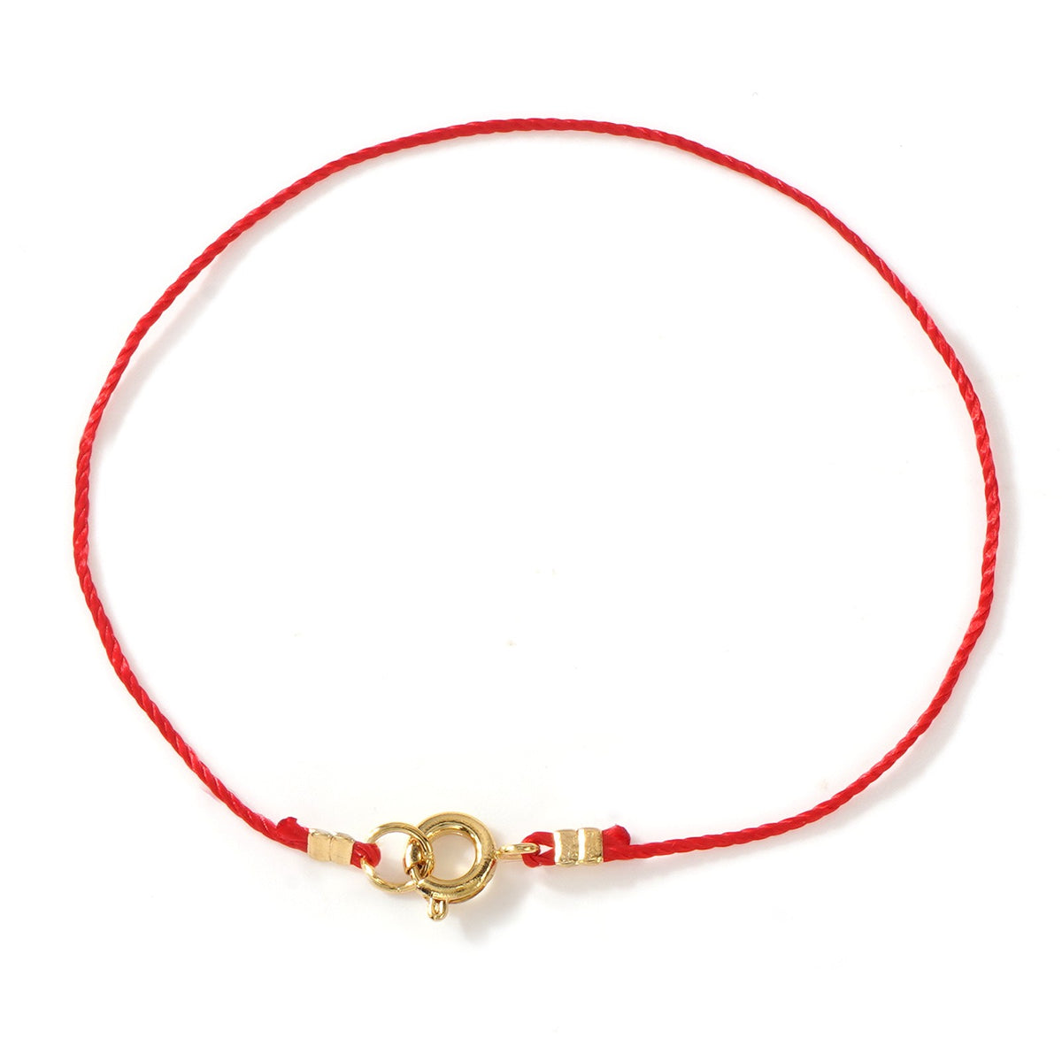 Red Rope Interlocking Hoop Bracelet
