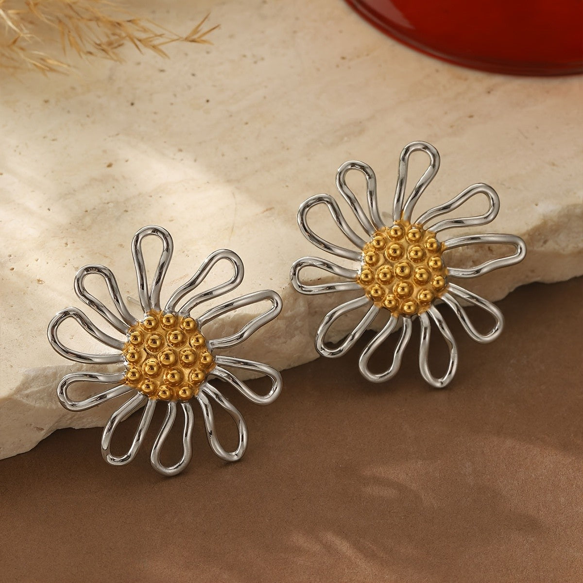 Daisy Flower Stud Earrings