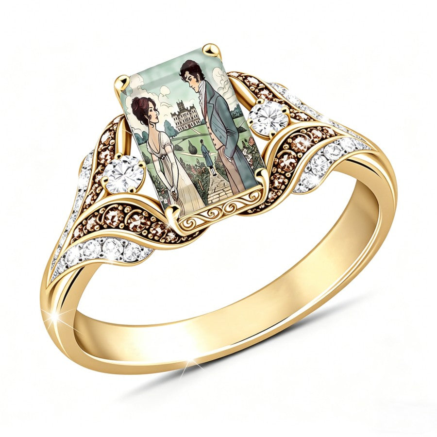 Garden Manor Scene Ring