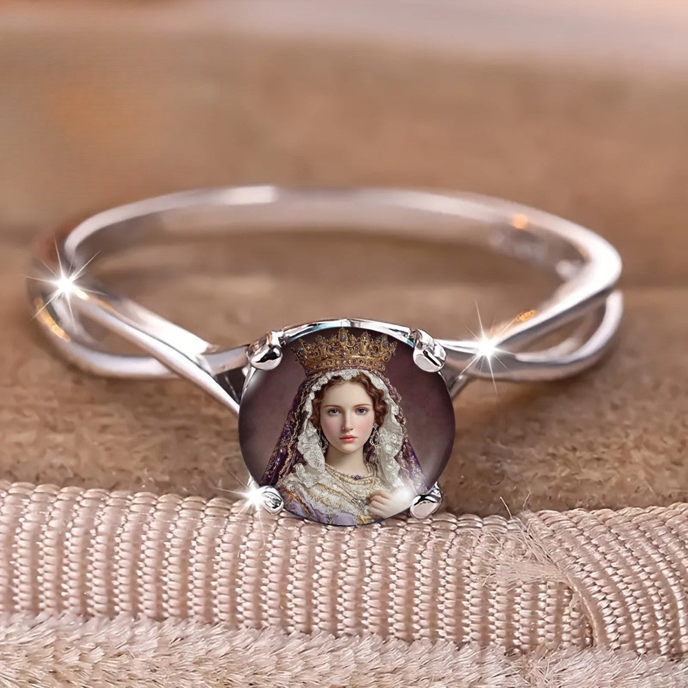 Vintage Portrait Dome Ring
