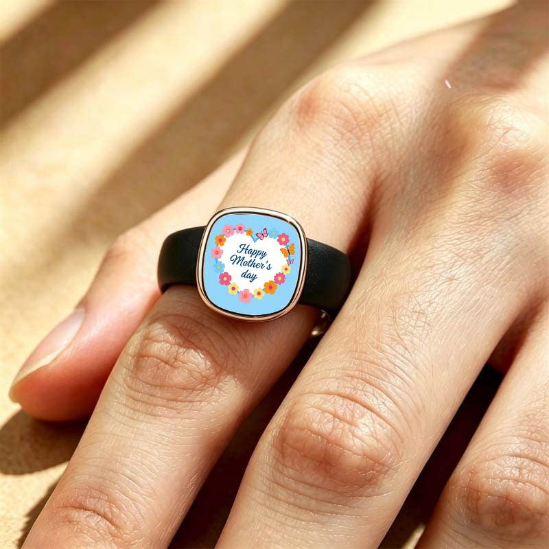 Floral Mother's Day Square Ring
