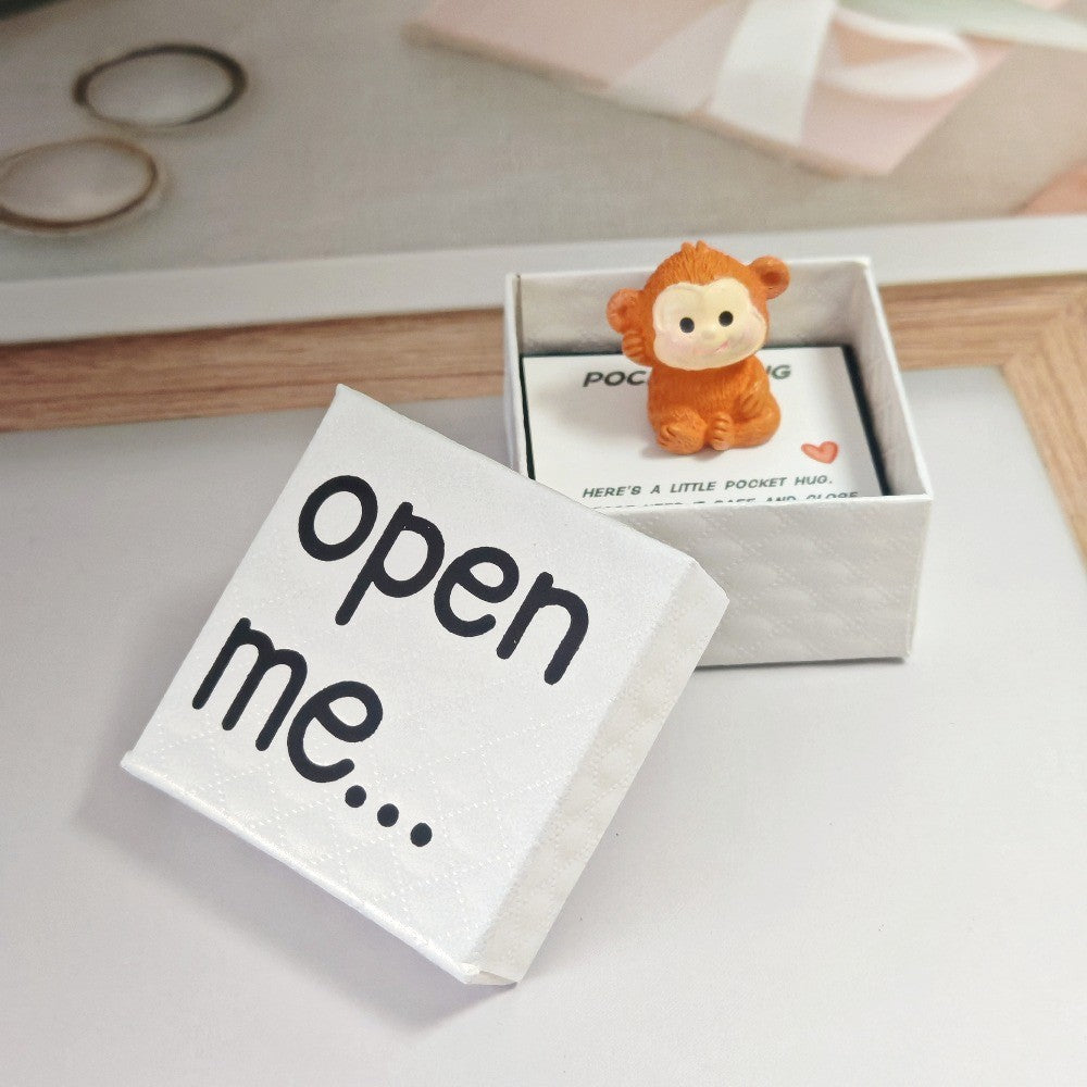 Open Me Surprise Box & Monkey Charm