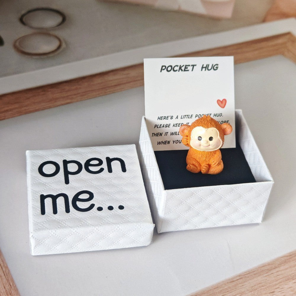 Open Me Surprise Box & Monkey Charm