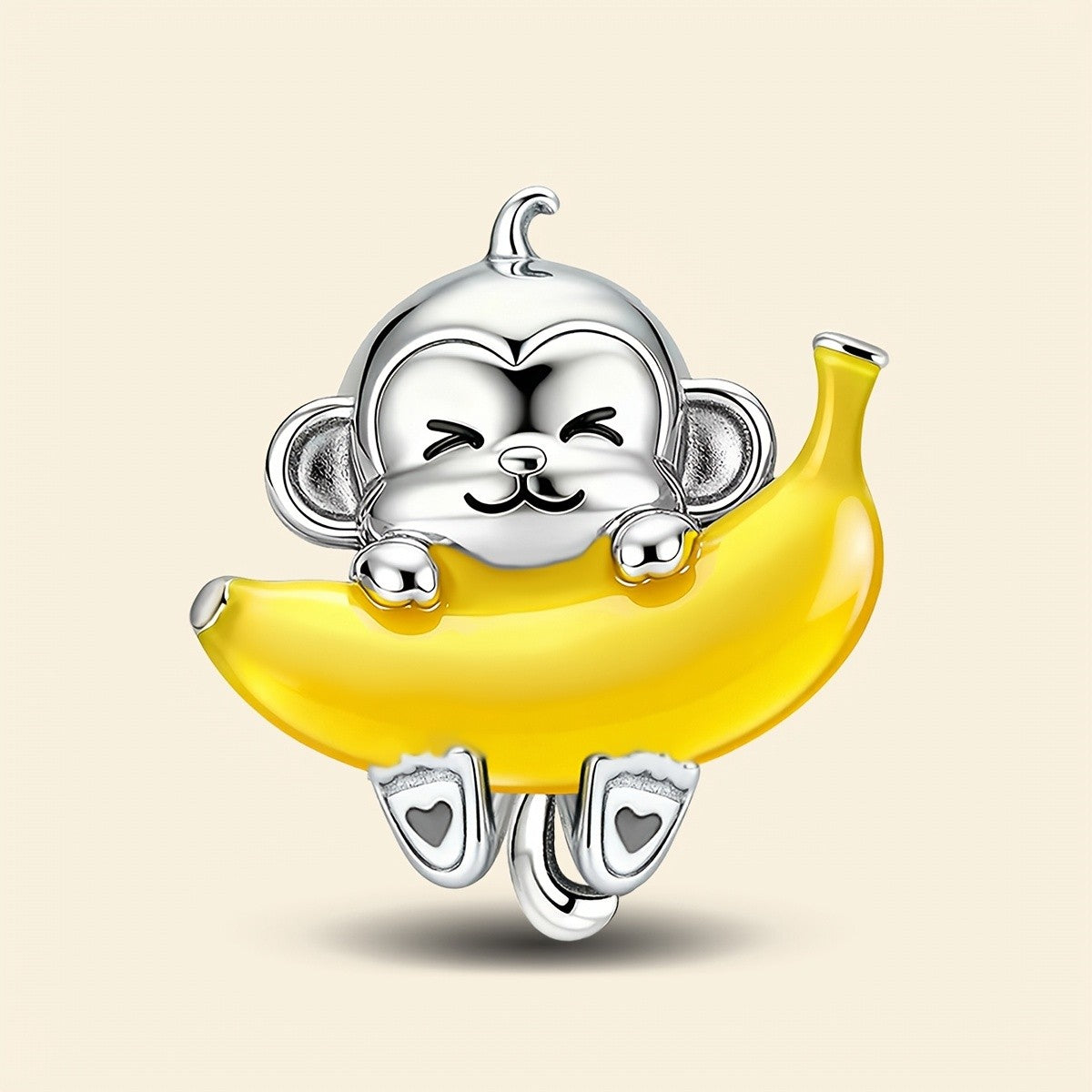 Monkey & Banana Charm