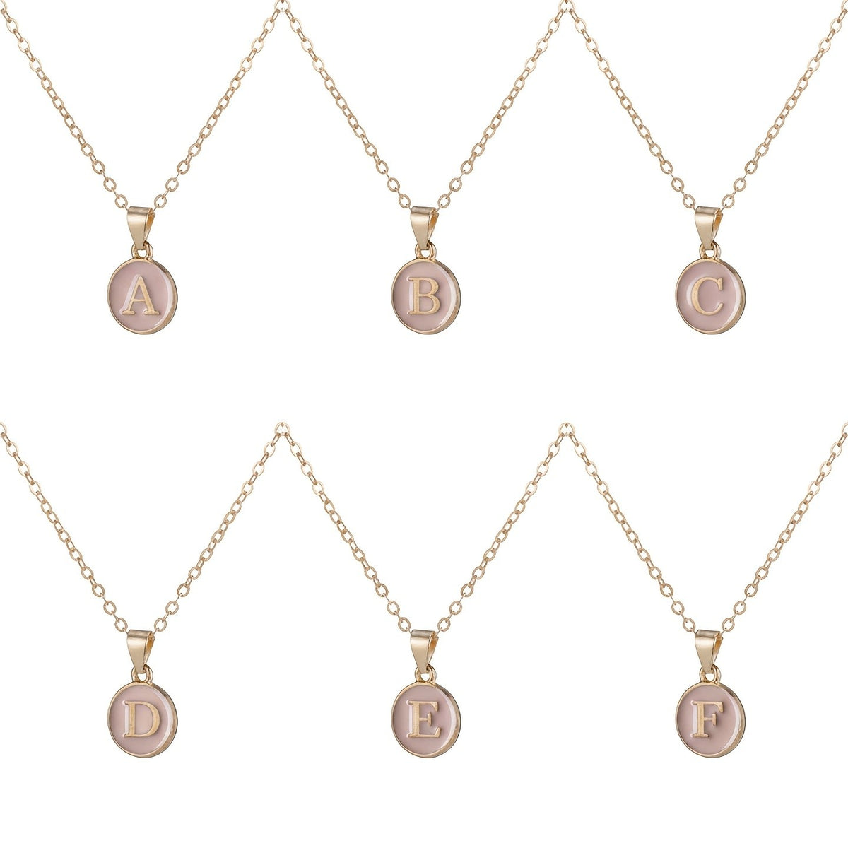 Enamel Love Letter Necklace