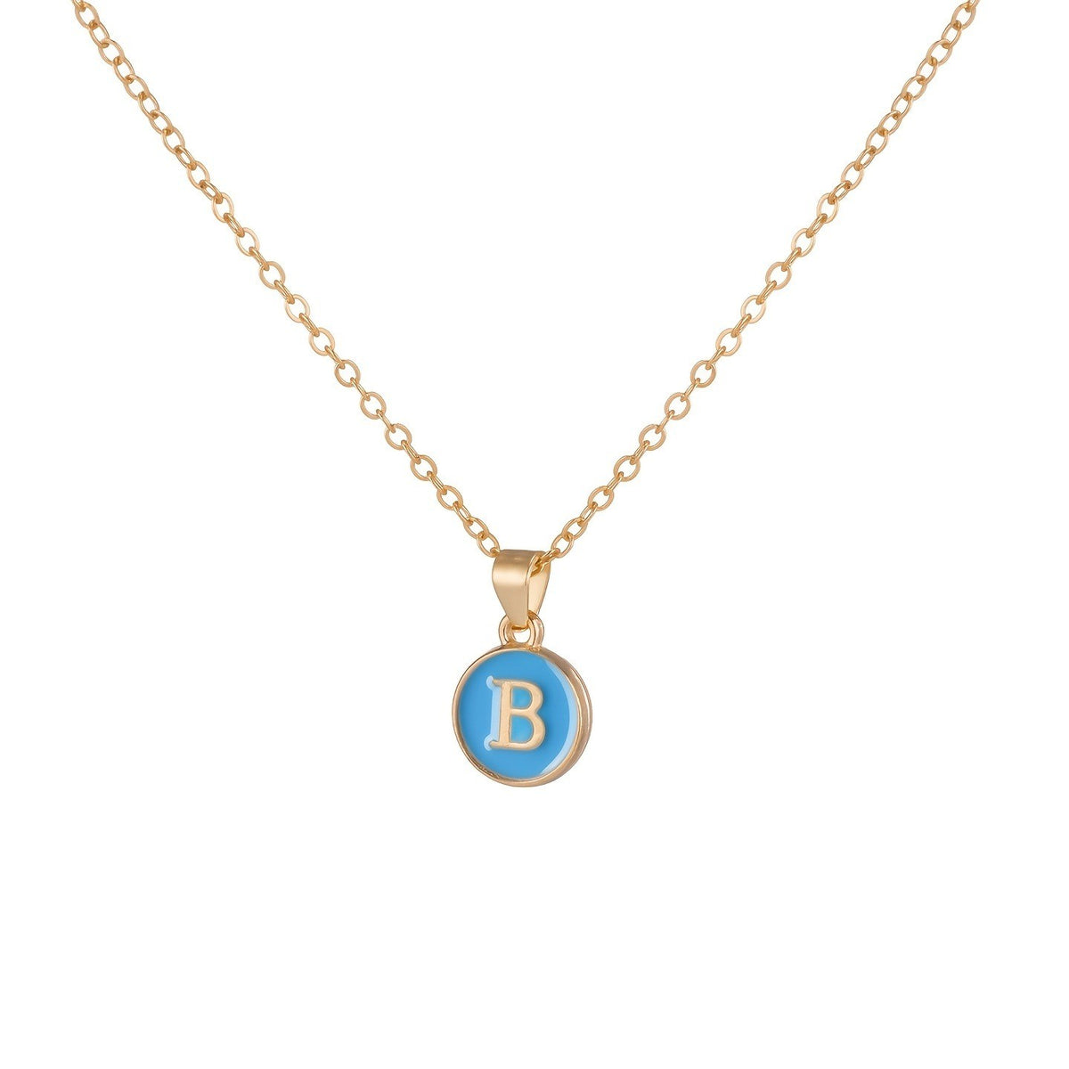 Enamel Love Letter Necklace