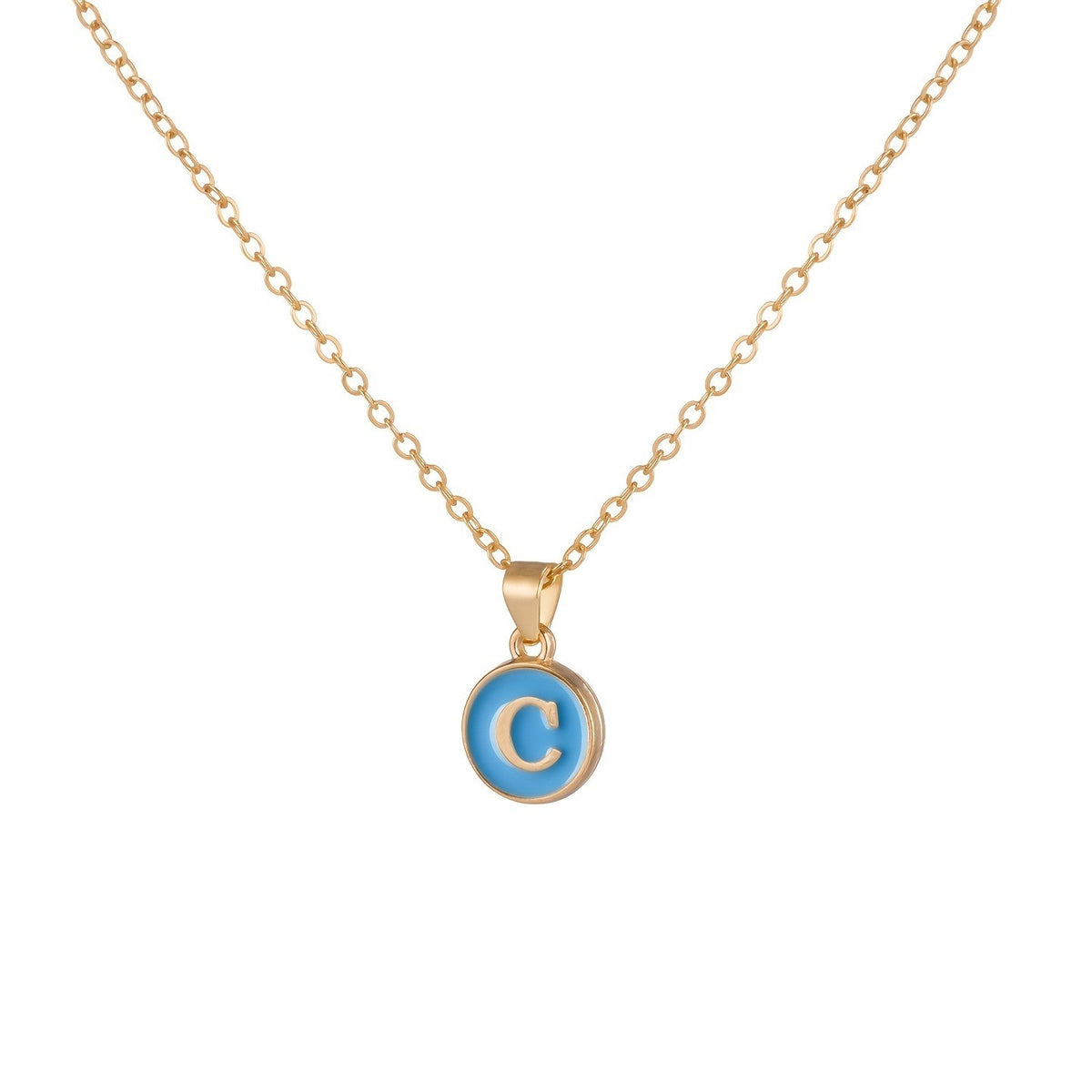 Enamel Love Letter Necklace