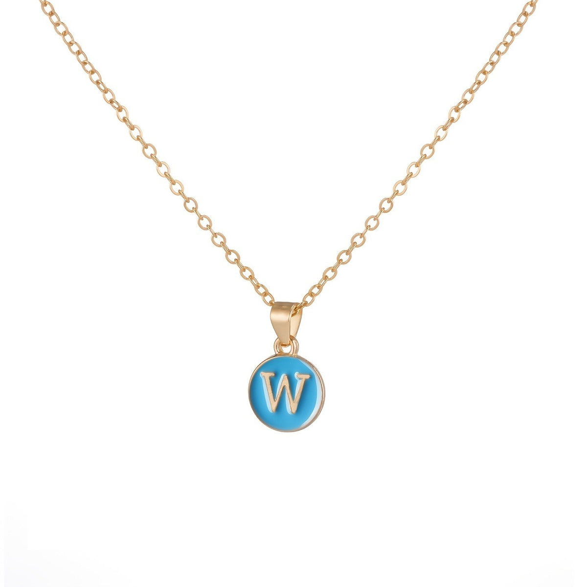 Enamel Love Letter Necklace