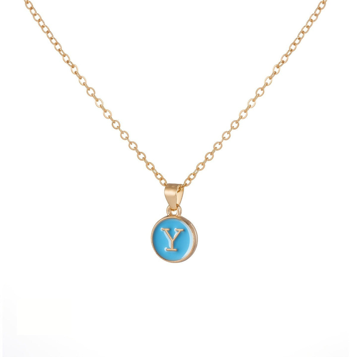 Enamel Love Letter Necklace