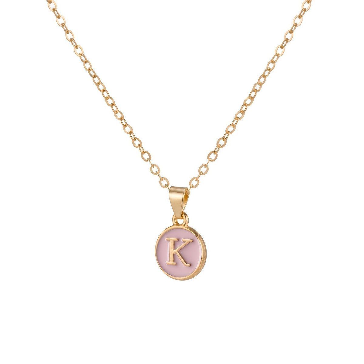 Enamel Love Letter Necklace
