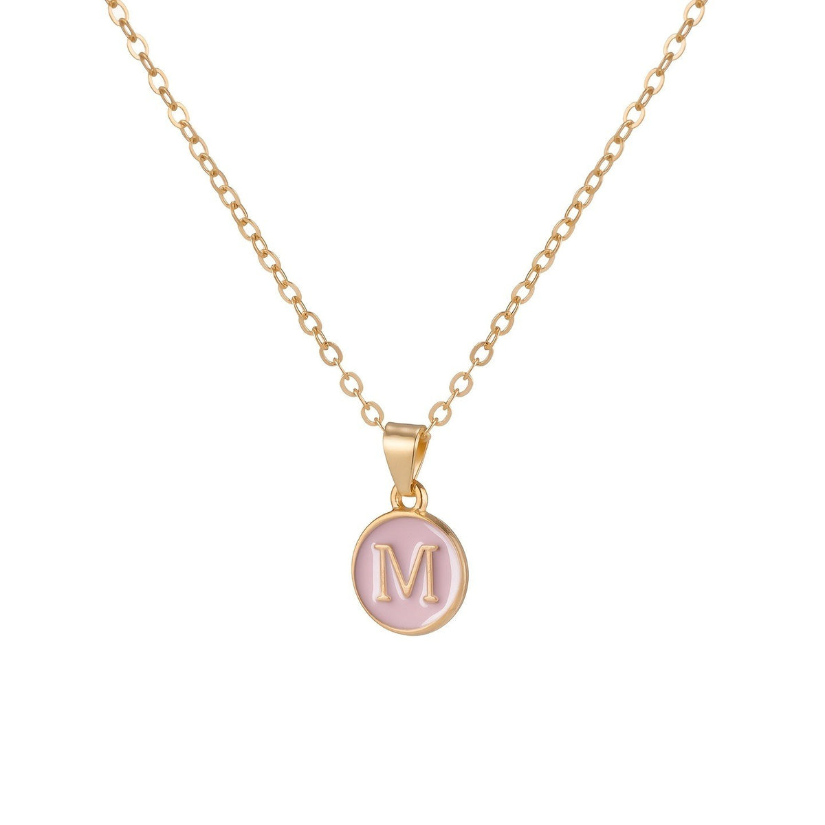 Enamel Love Letter Necklace