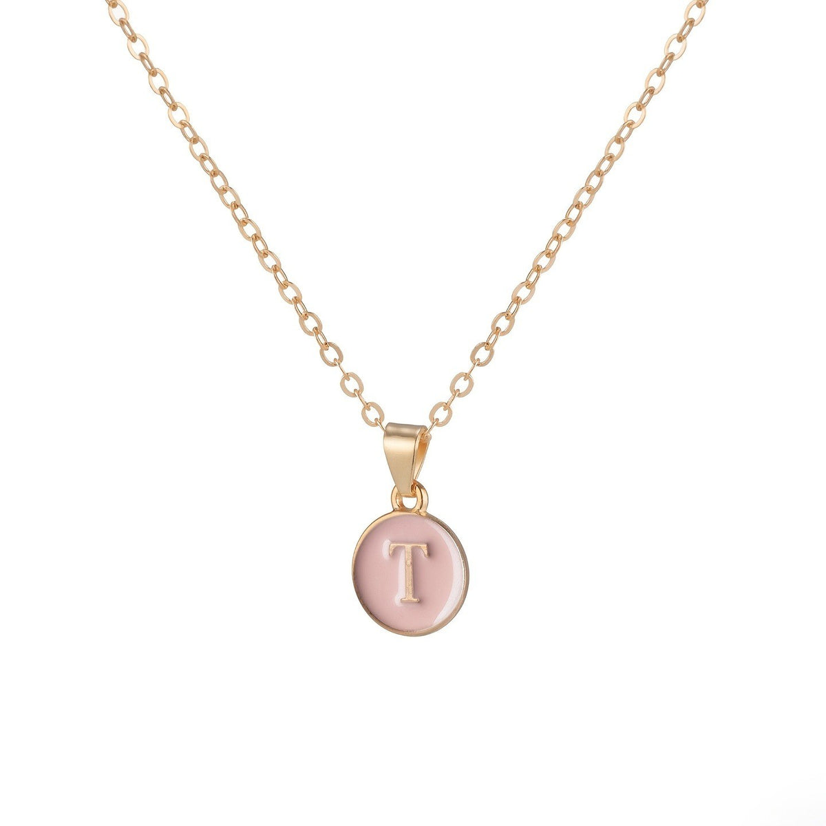 Enamel Love Letter Necklace