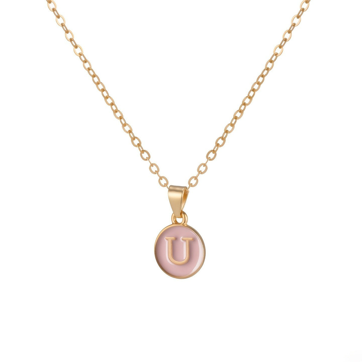 Enamel Love Letter Necklace