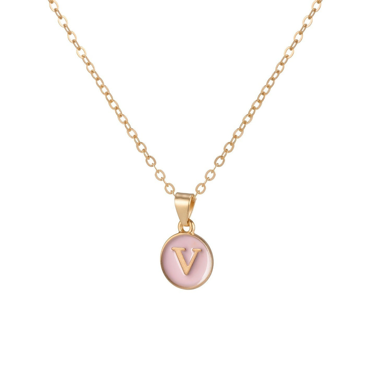 Enamel Love Letter Necklace