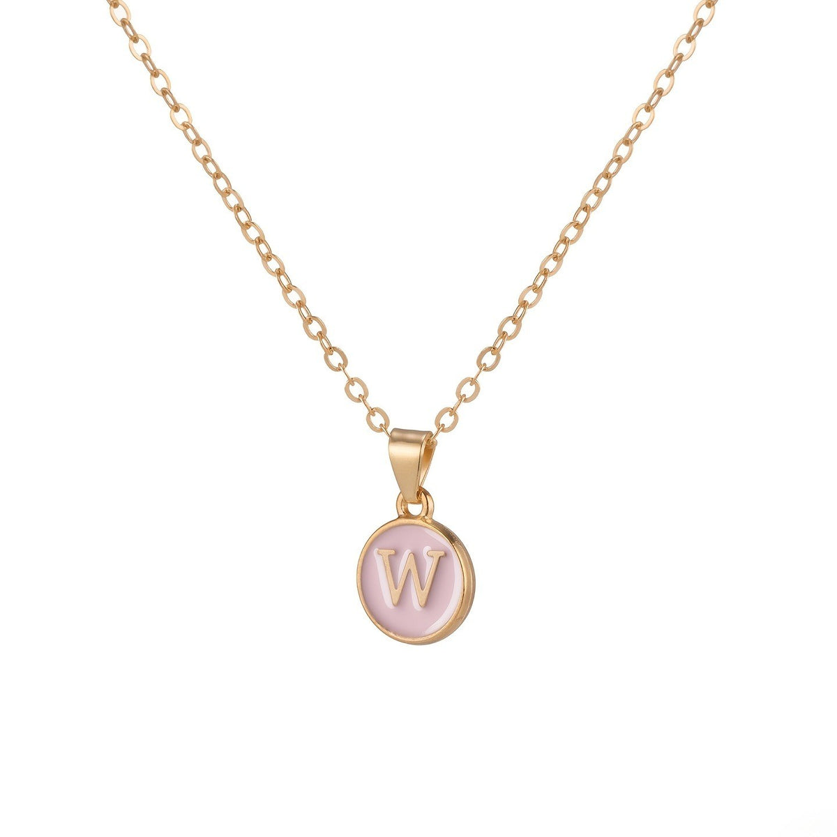 Enamel Love Letter Necklace