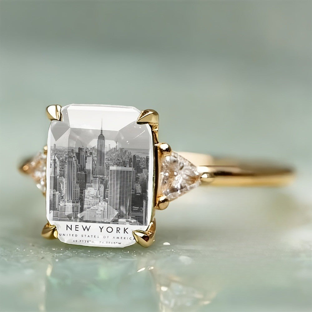 New York Skyline Ring