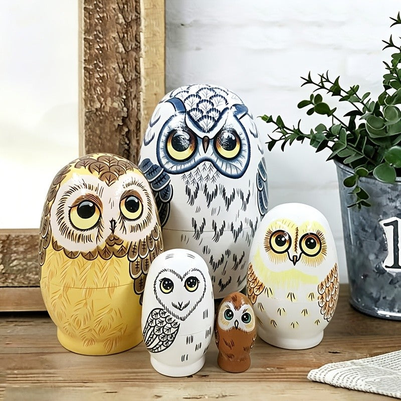 Owl Nesting Doll Set