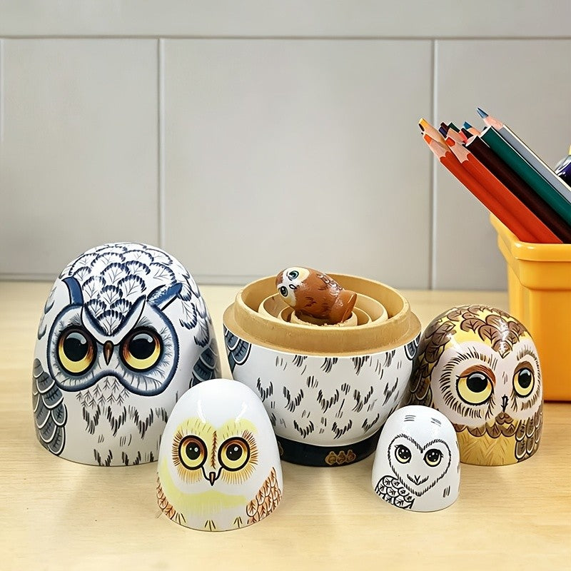 Owl Nesting Doll Set