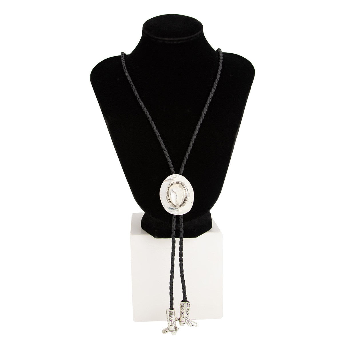 Cowboy Hat & Boots Bolo Necklace