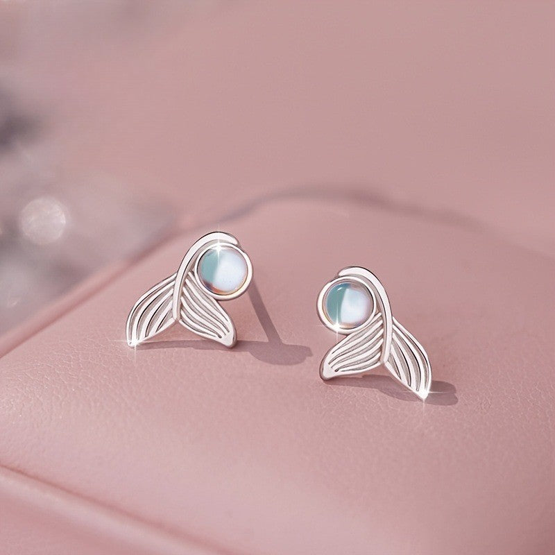 Crystal Fishtail Earrings
