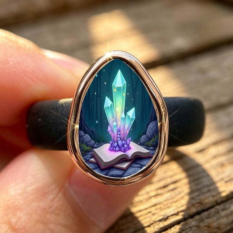 Enchanted Forest Crystal Ring