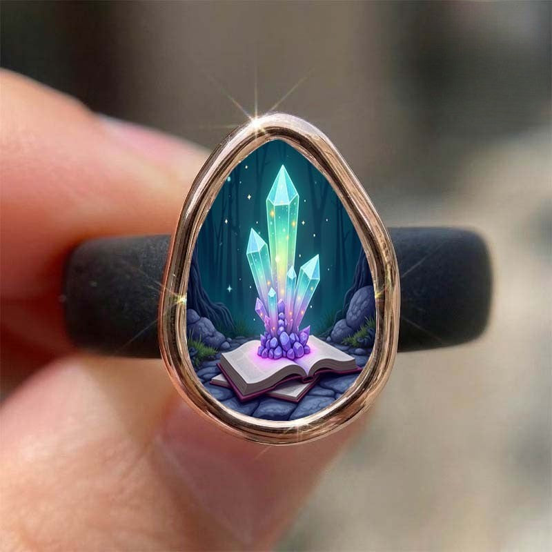 Enchanted Forest Crystal Ring