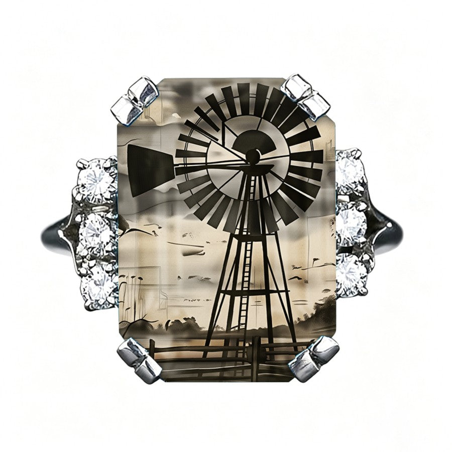 Windmill Landscape Ring
