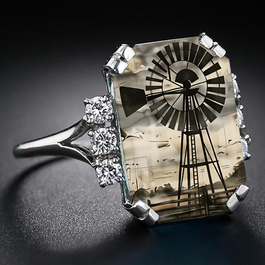 Windmill Landscape Ring