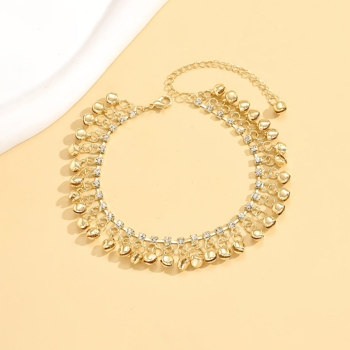 Crystal Bell Anklet