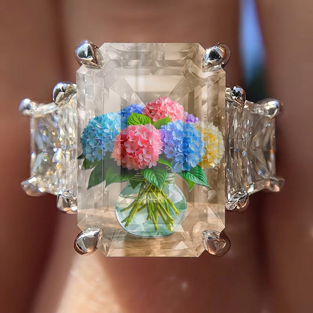 Hydrangea Bouquet Ring