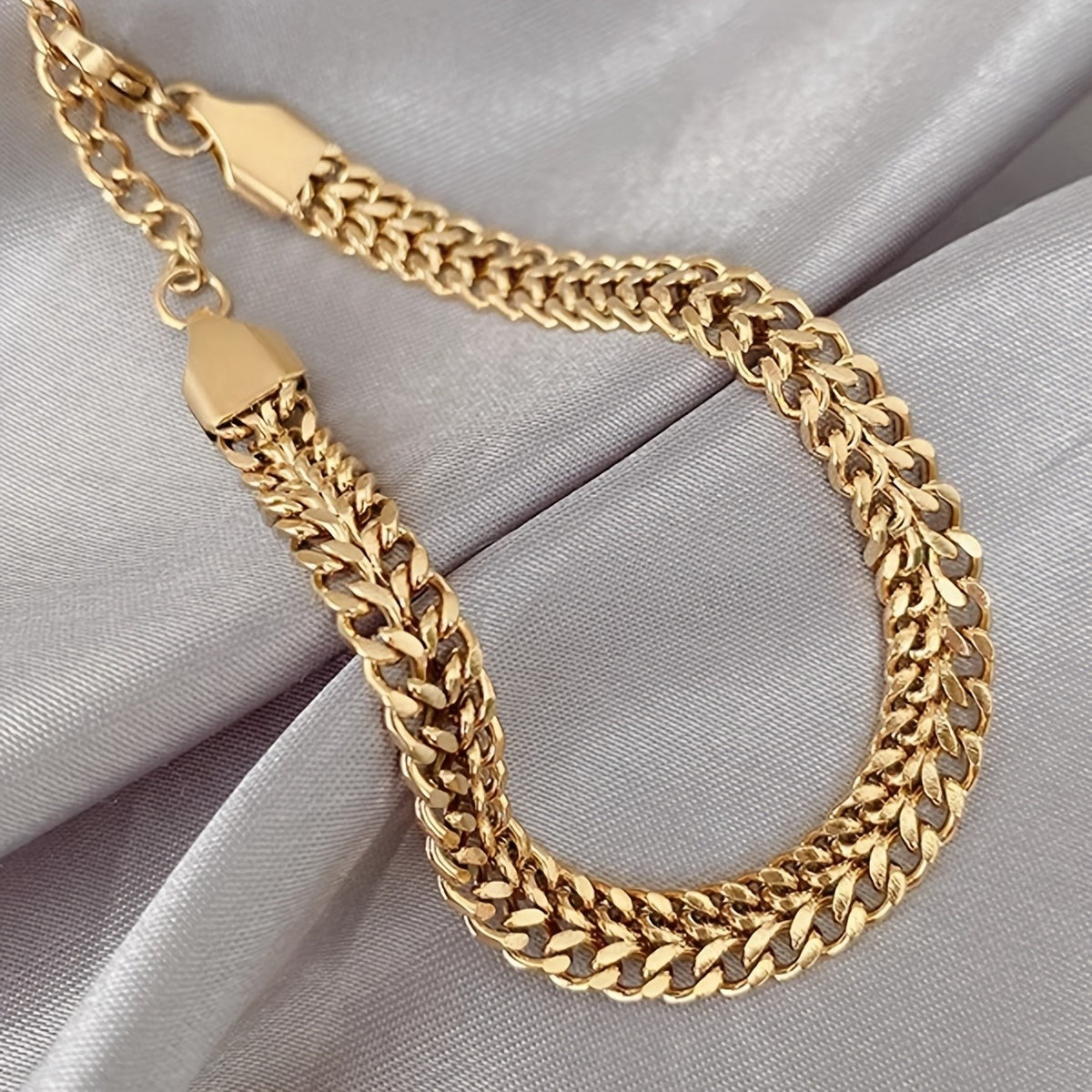 Woven Link Chain Bracelet