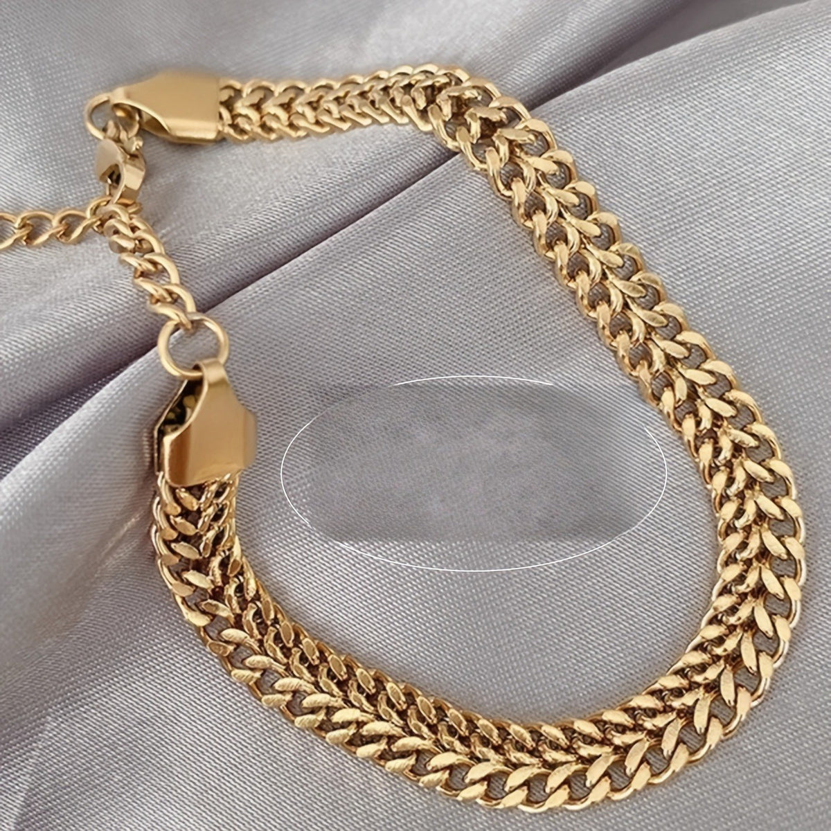 Woven Link Chain Bracelet