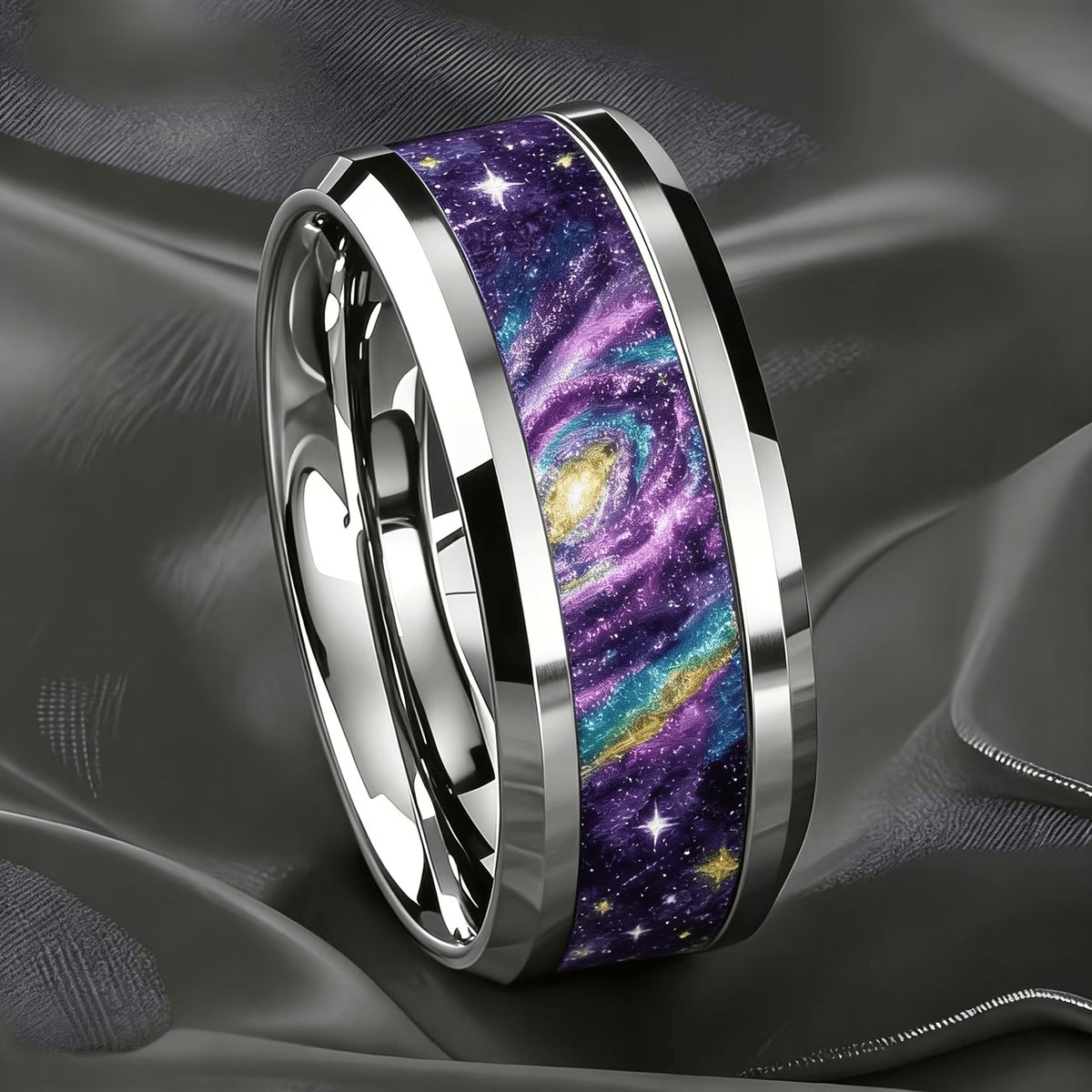 Purple Galaxy Ring