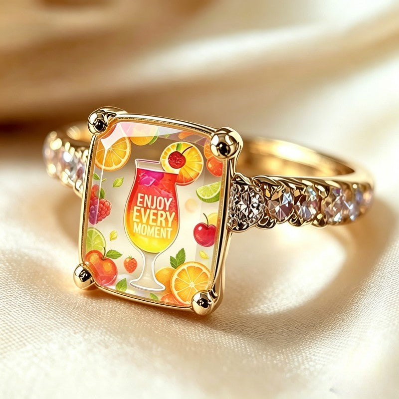 Fruit Cocktail Square Ring