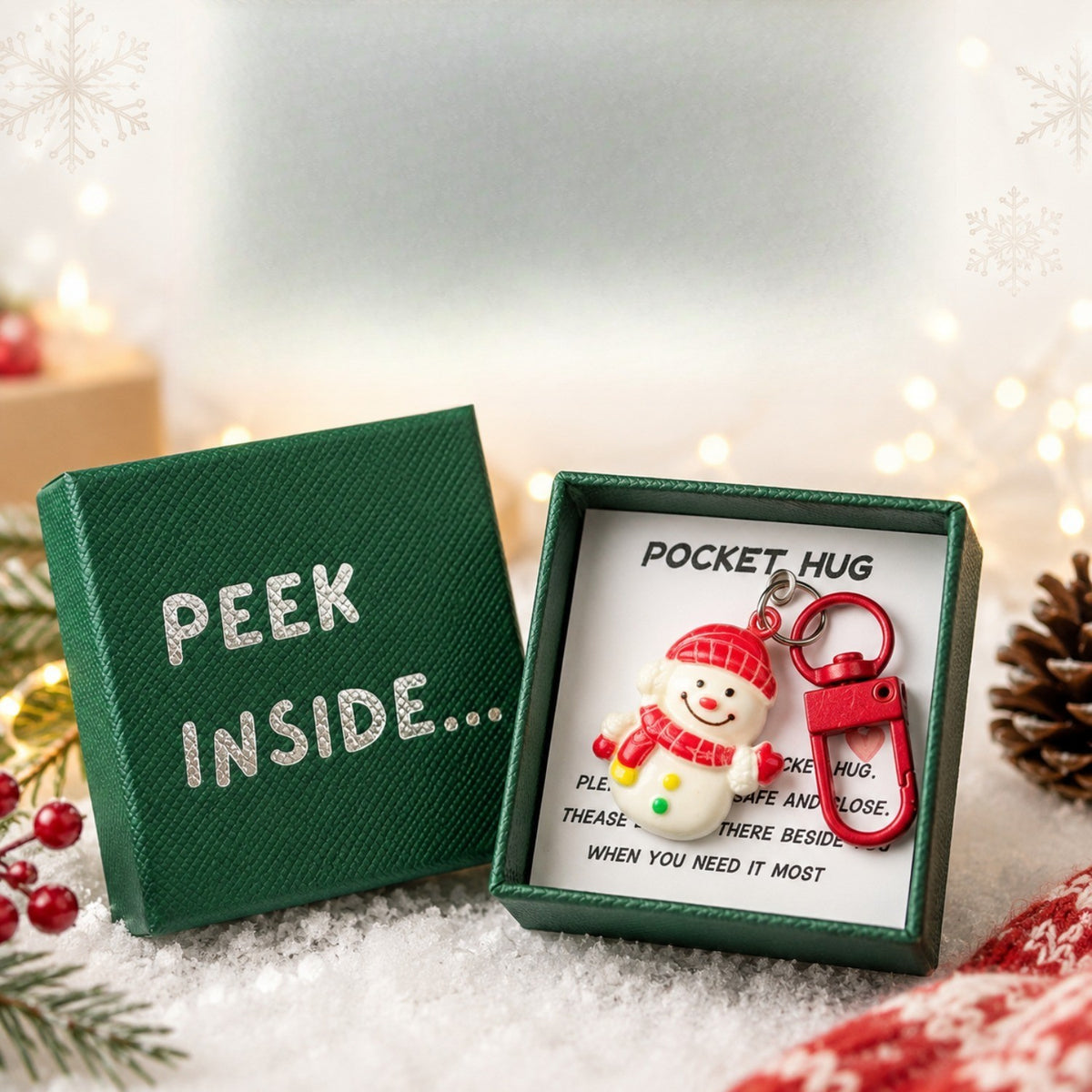 Festive Charm Keychain Set