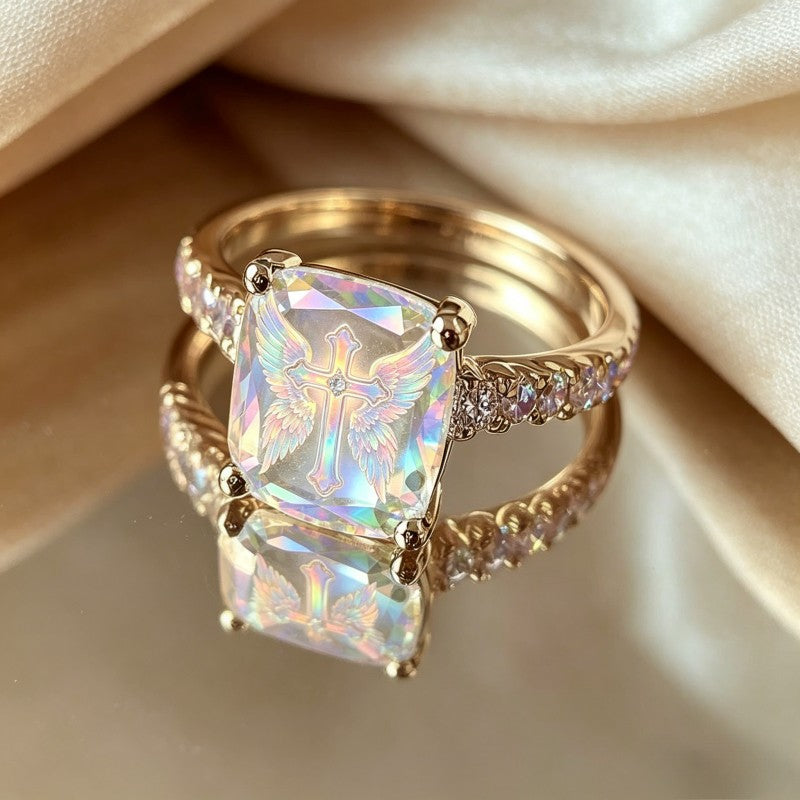 Angel Cross Ring