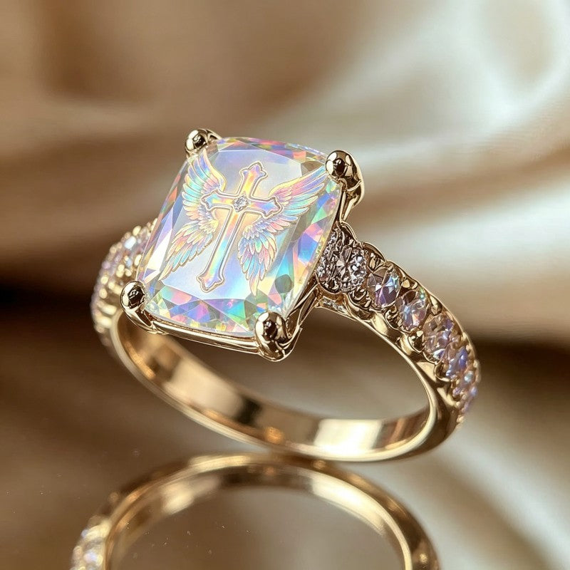 Angel Cross Ring