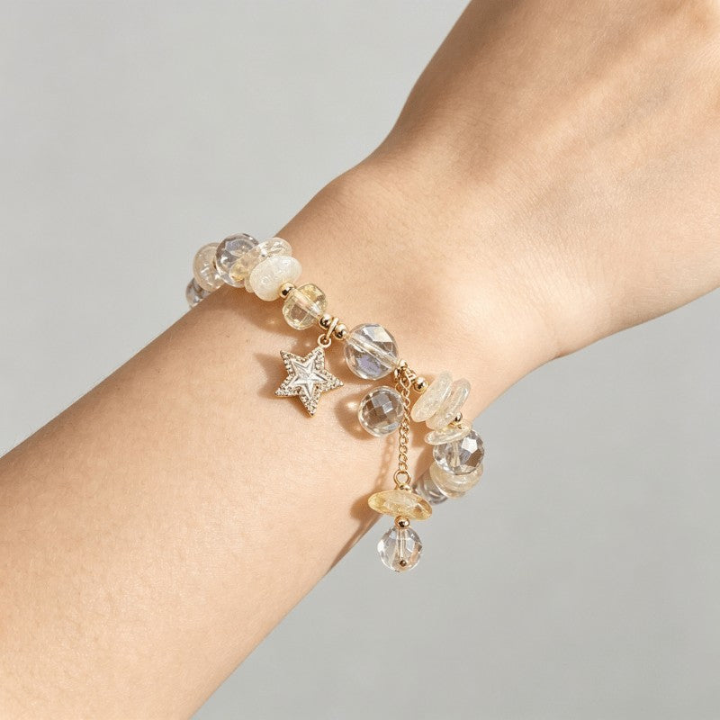 Iridescent Crystal Star Bracelet