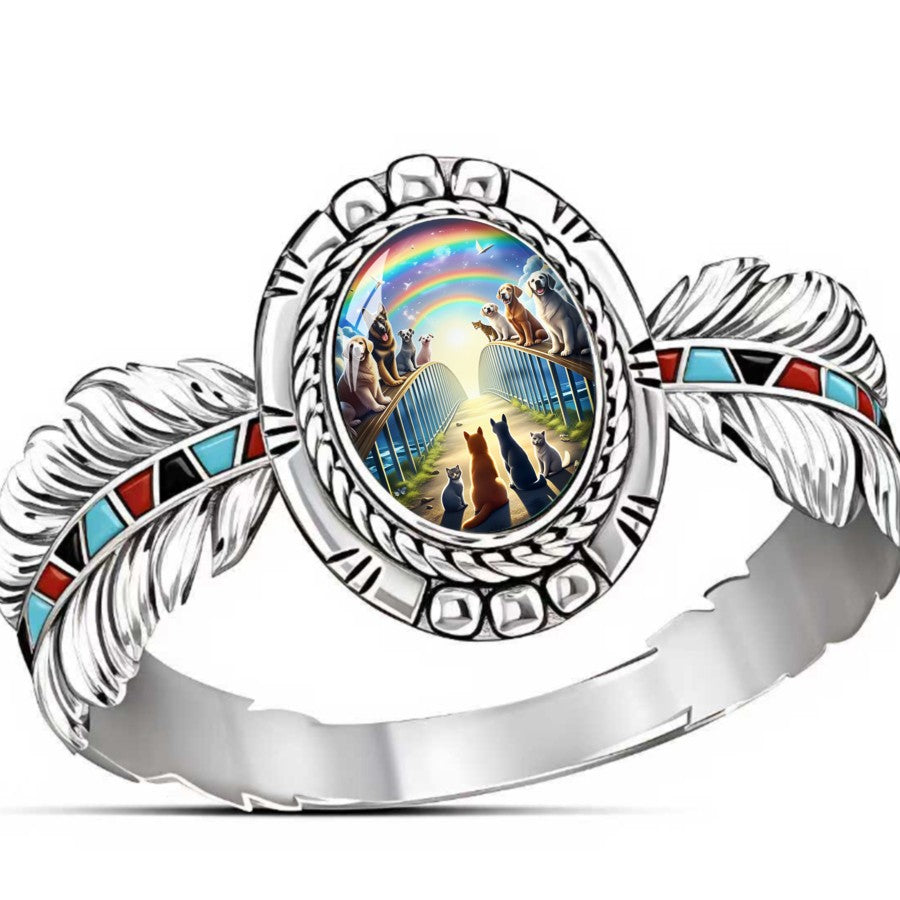 Rainbow Bridge Oval Ring