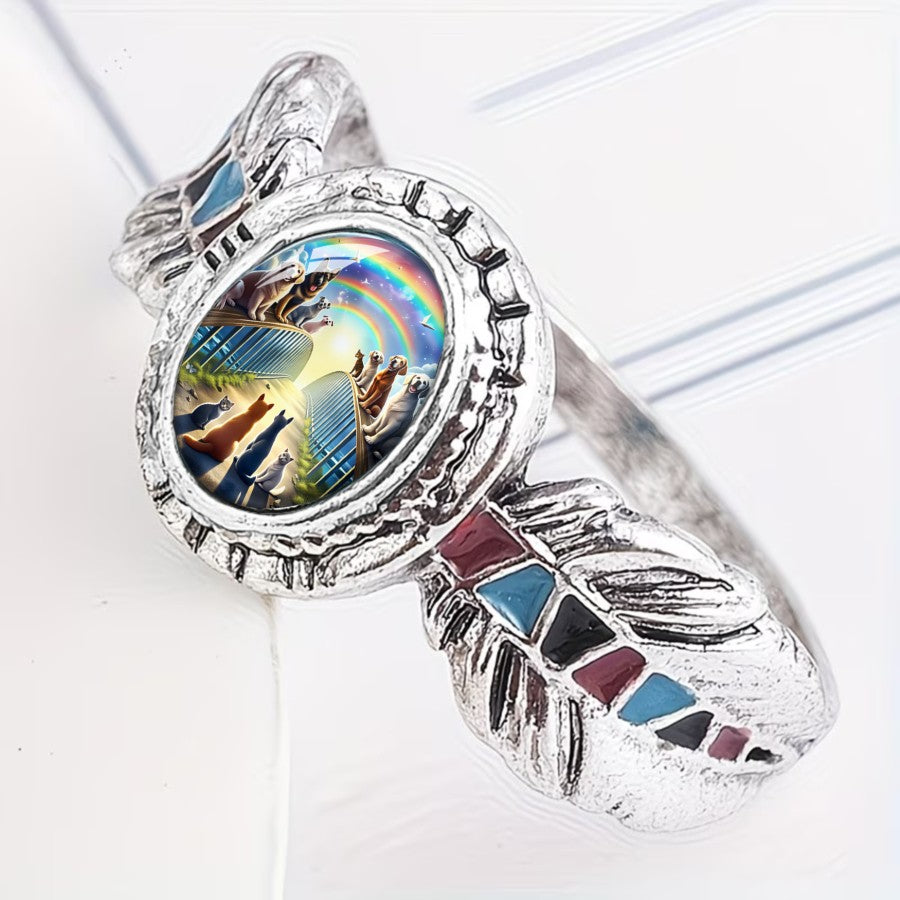 Rainbow Bridge Oval Ring
