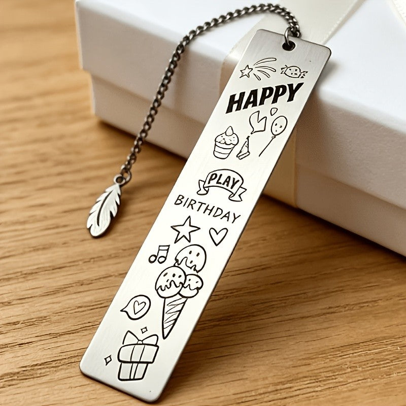 Happy Birthday Charm Bookmark