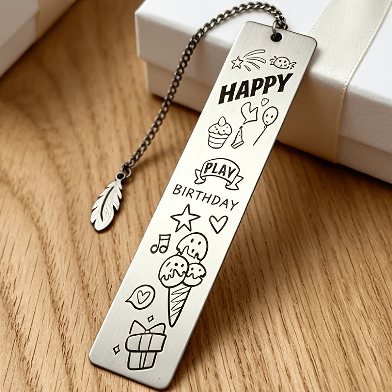 Happy Birthday Charm Bookmark
