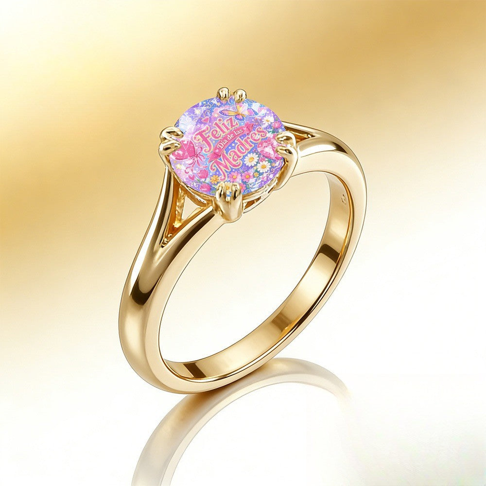 Floral Feliz Madres Ring
