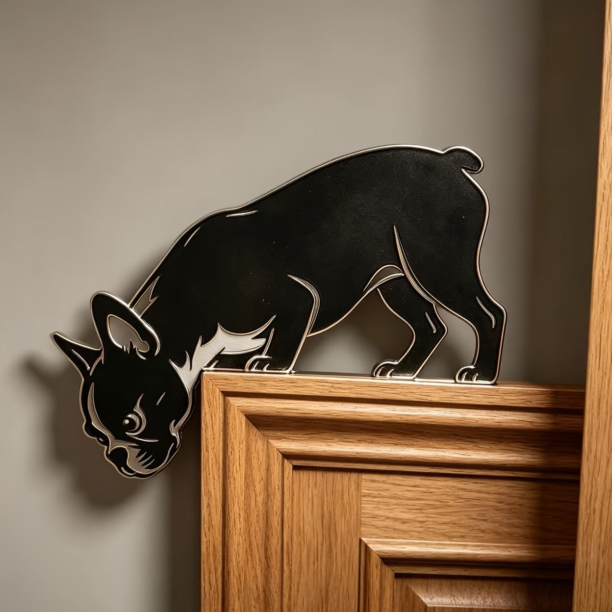 Boston Terrier Metal Wall Decor