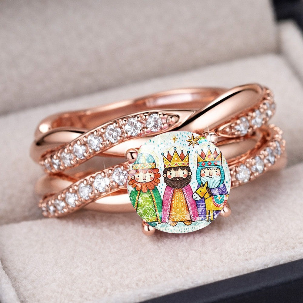 Three Kings Charm Ring