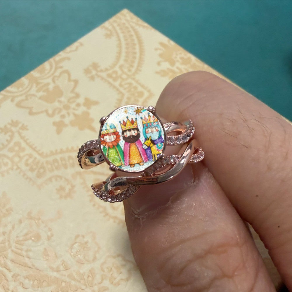 Three Kings Charm Ring